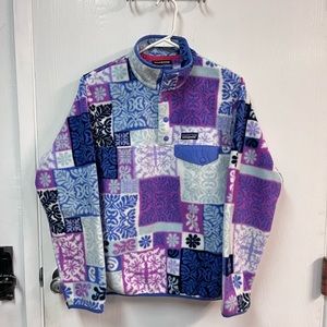 Patagonia Synchilla Snap T Pullover Makai Violet Blue